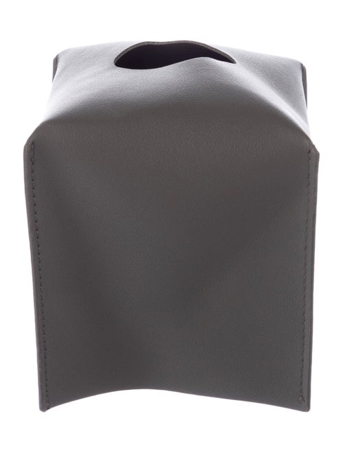 Nicole Sassaman Leather Tissue Box Cover