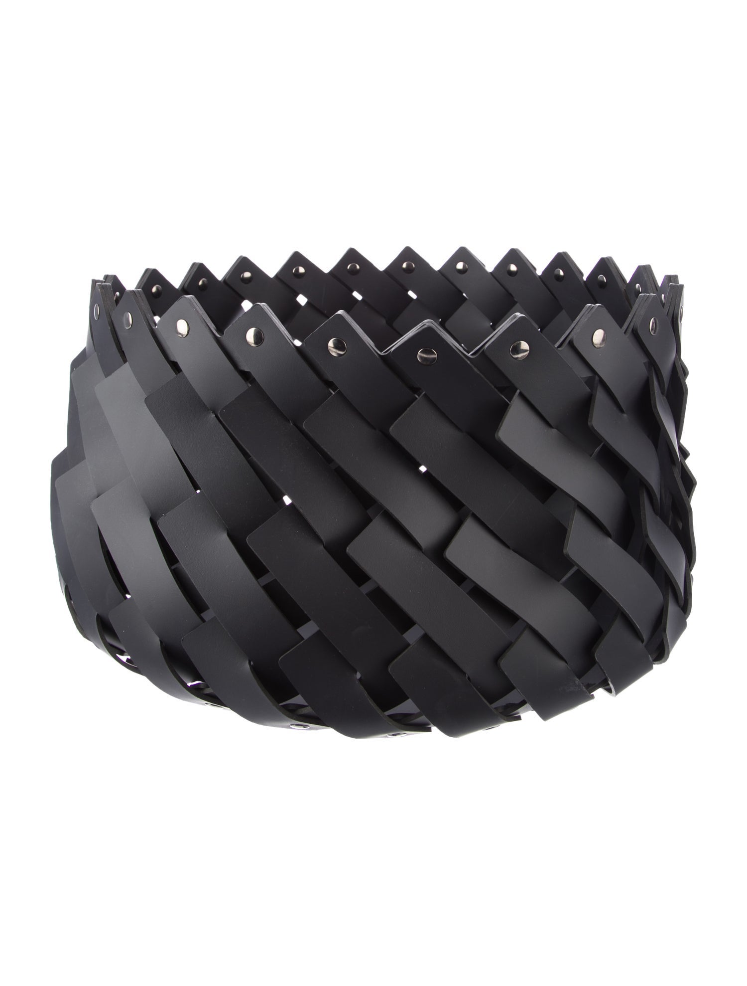 Nicole Sassaman x pinetti Woven Leather Basket