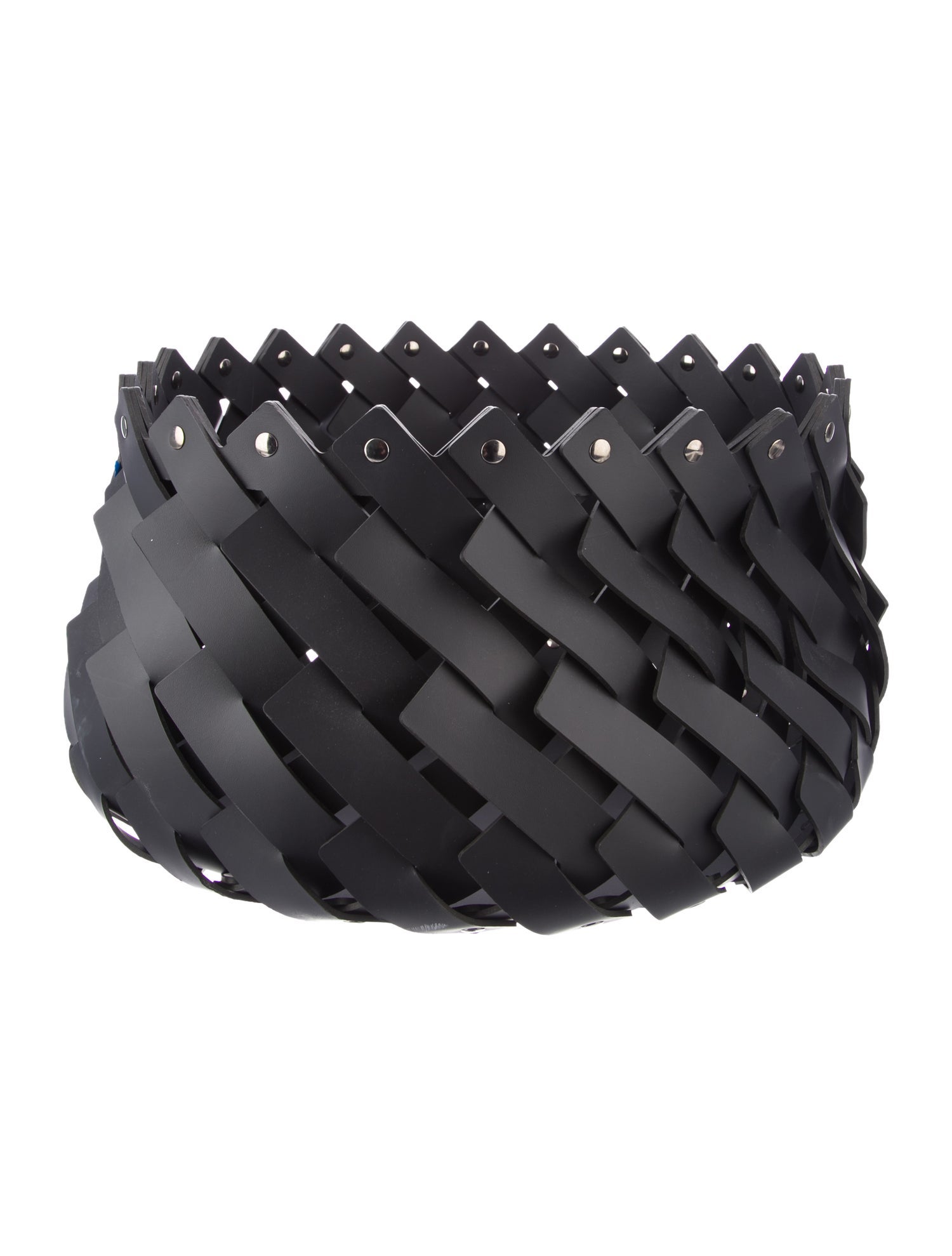 Nicole Sassaman x pinetti Woven Leather Basket