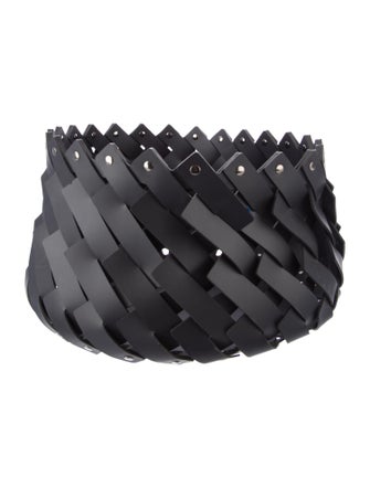 Nicole Sassaman x pinetti Woven Leather Basket