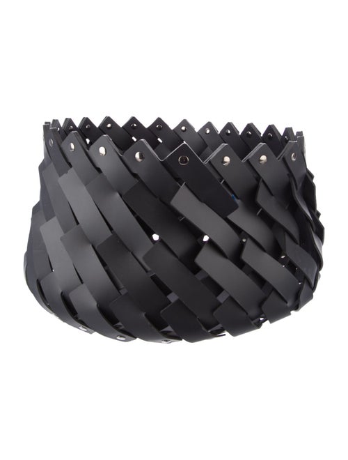 Nicole Sassaman x pinetti Woven Leather Basket