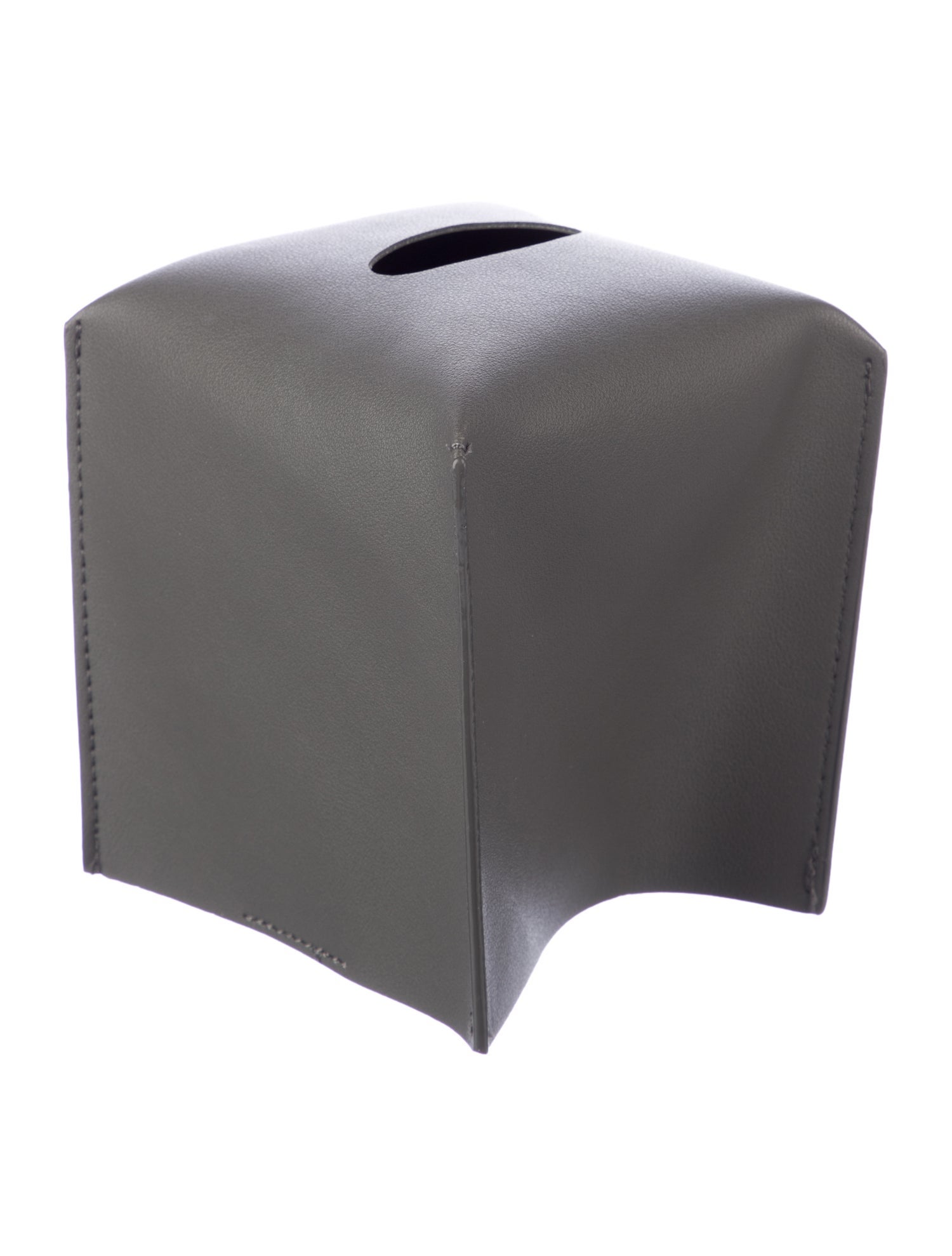 Nicole Sassaman Leather Tissue Box Cover