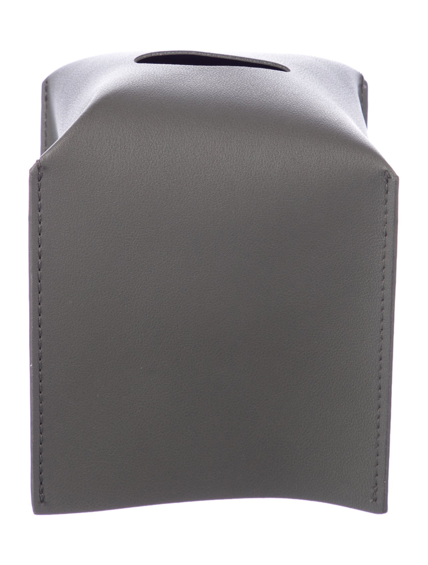 Nicole Sassaman Leather Tissue Box Cover