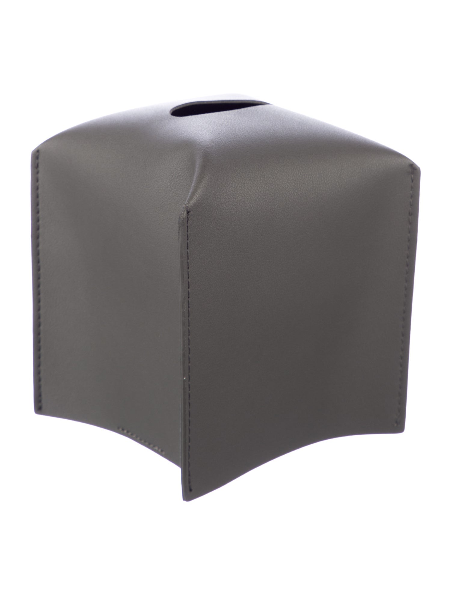 Nicole Sassaman Leather Tissue Box Cover