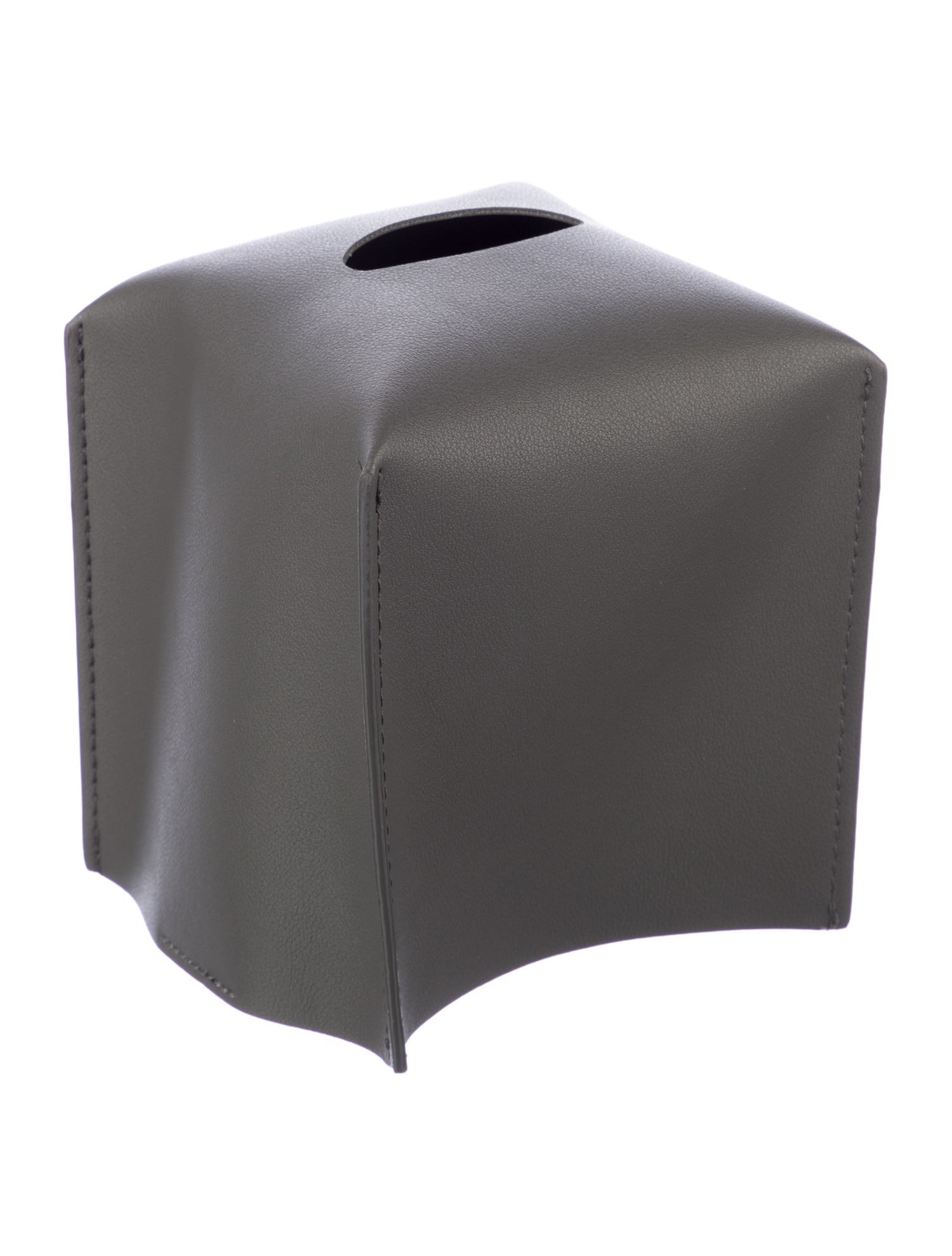Nicole Sassaman Leather Tissue Box Cover