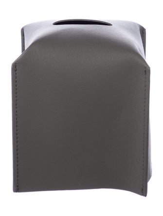 Nicole Sassaman Leather Tissue Box Cover