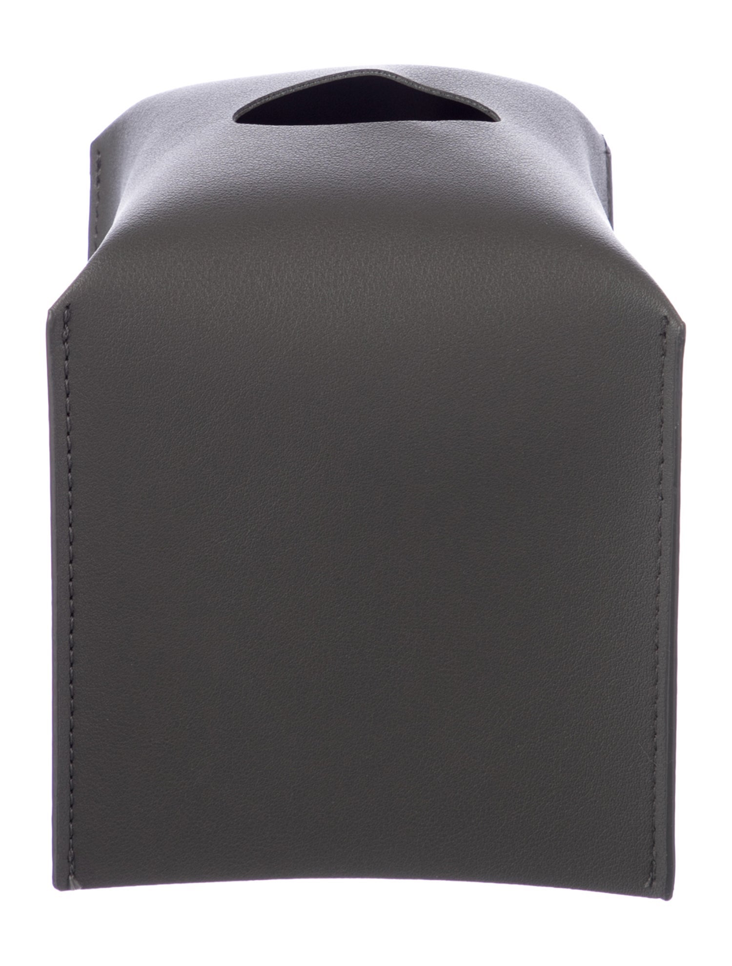 Nicole Sassaman Leather Tissue Box Cover