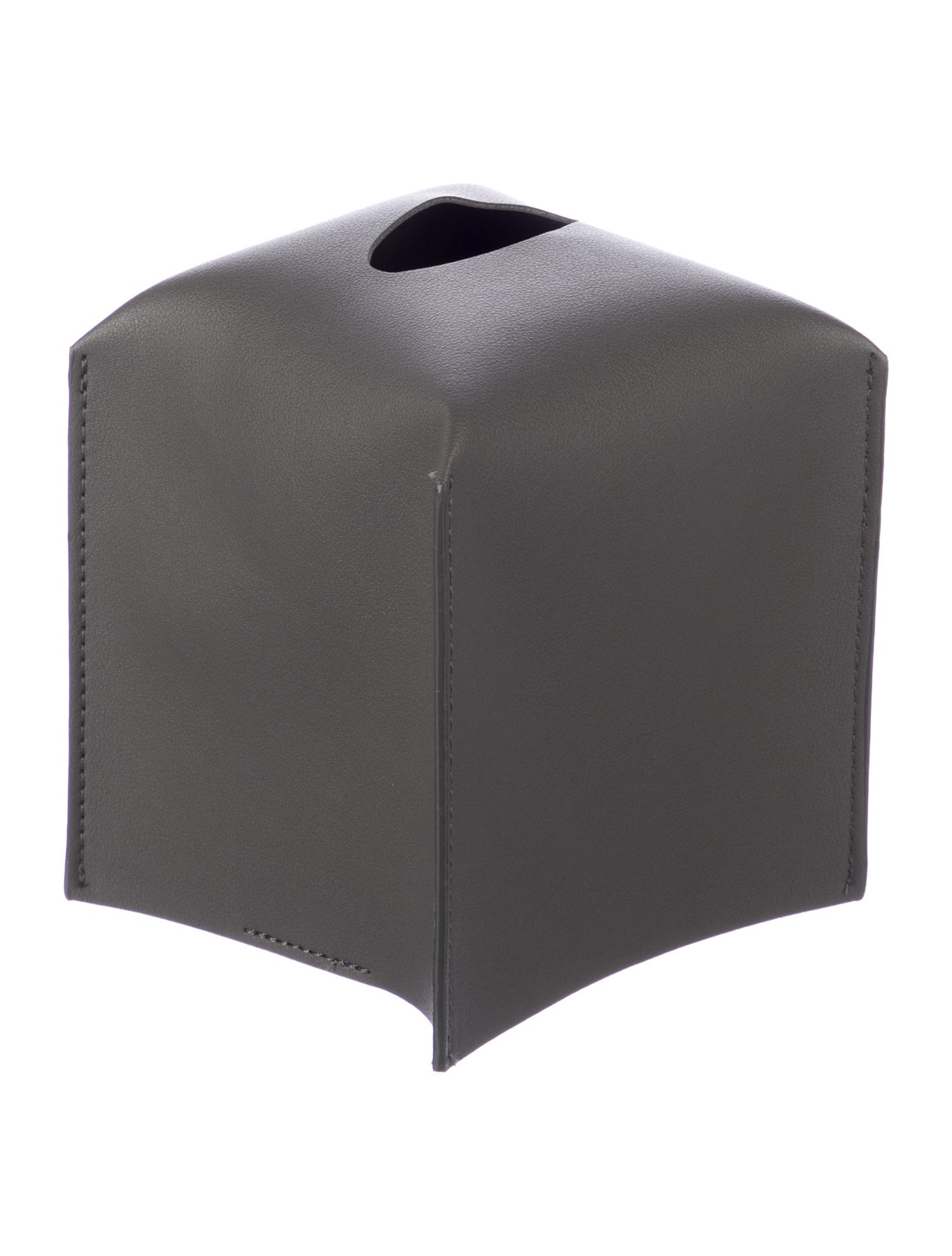 Nicole Sassaman Leather Tissue Box Cover