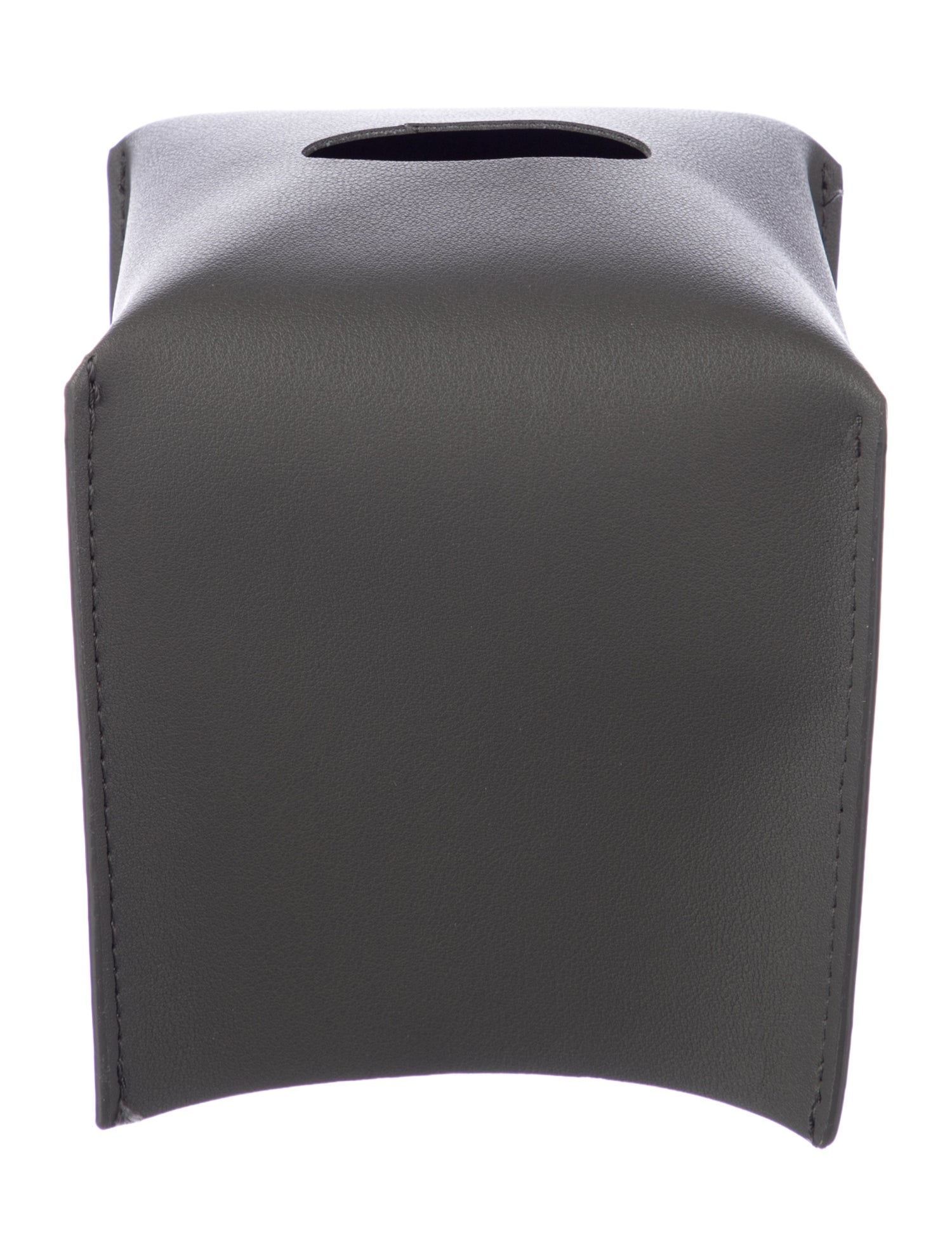 Nicole Sassaman Leather Tissue Box Cover