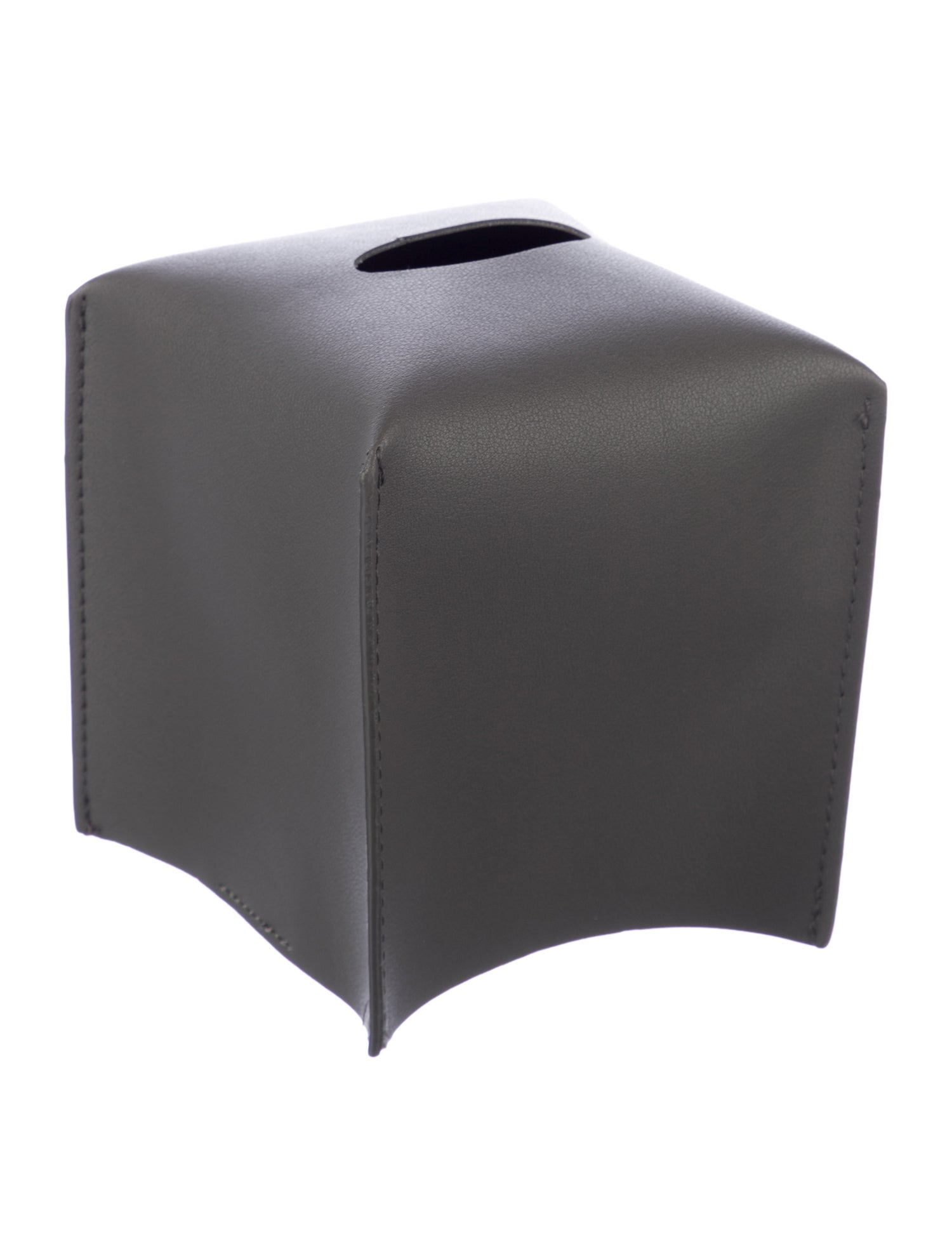 Nicole Sassaman Leather Tissue Box Cover
