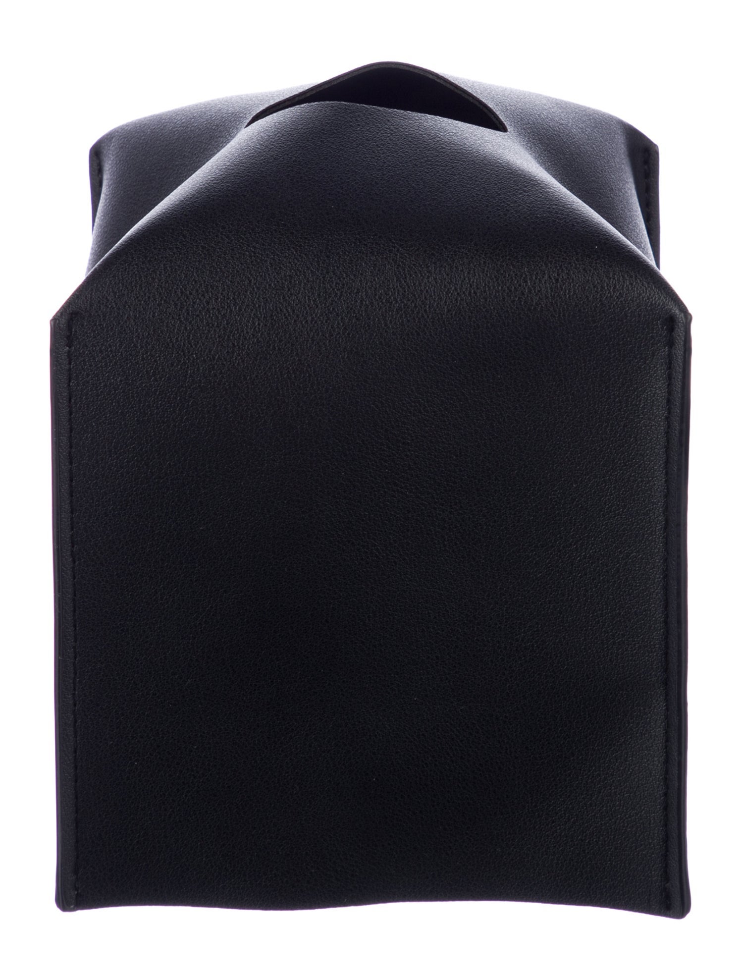 Nicole Sassaman Leather Tissue Box Cover