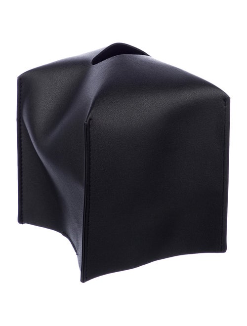 Nicole Sassaman Leather Tissue Box Cover