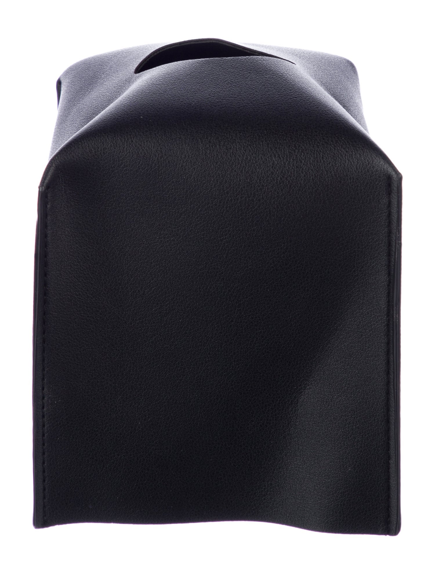 Nicole Sassaman Leather Tissue Box Cover