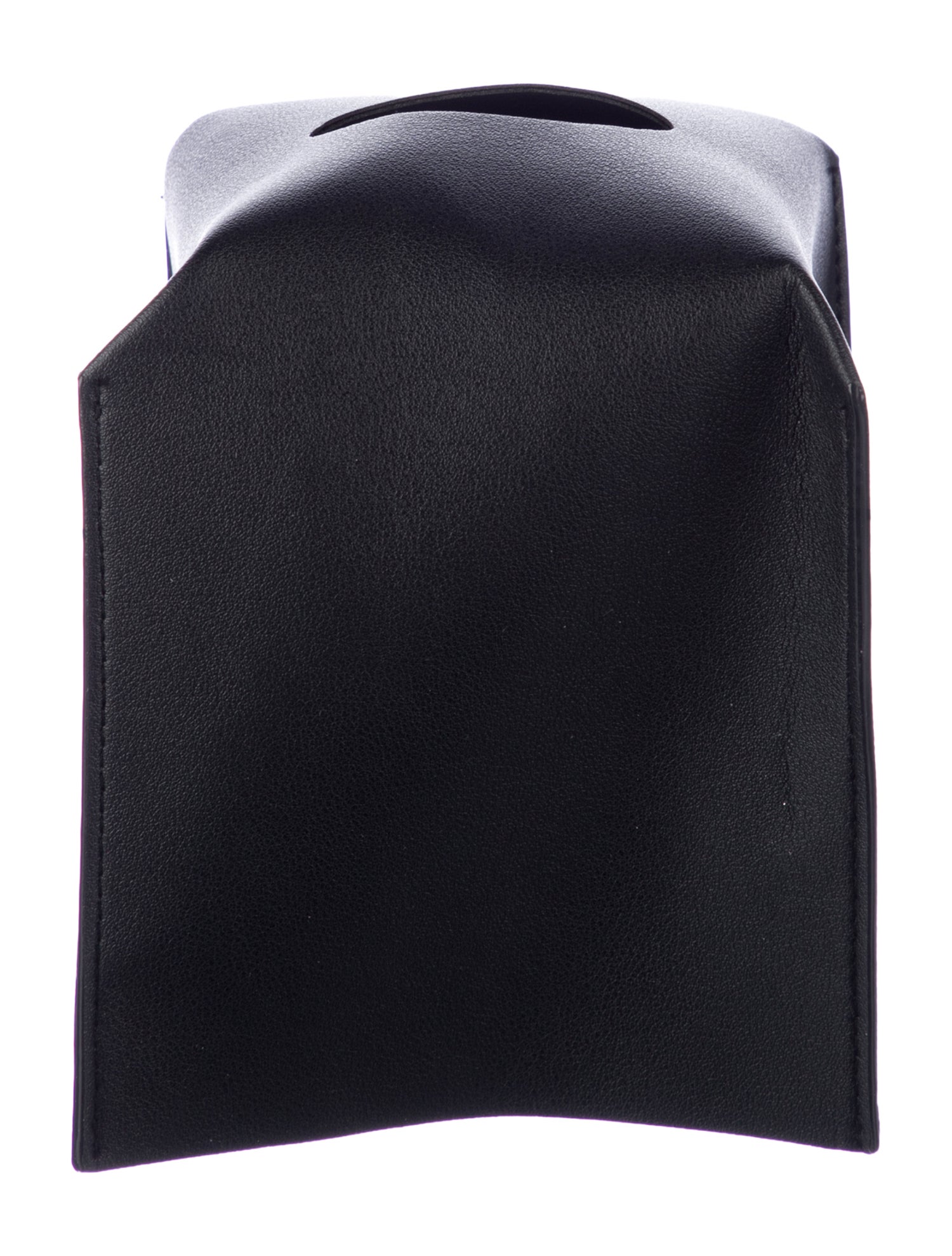 Nicole Sassaman Leather Tissue Box Cover