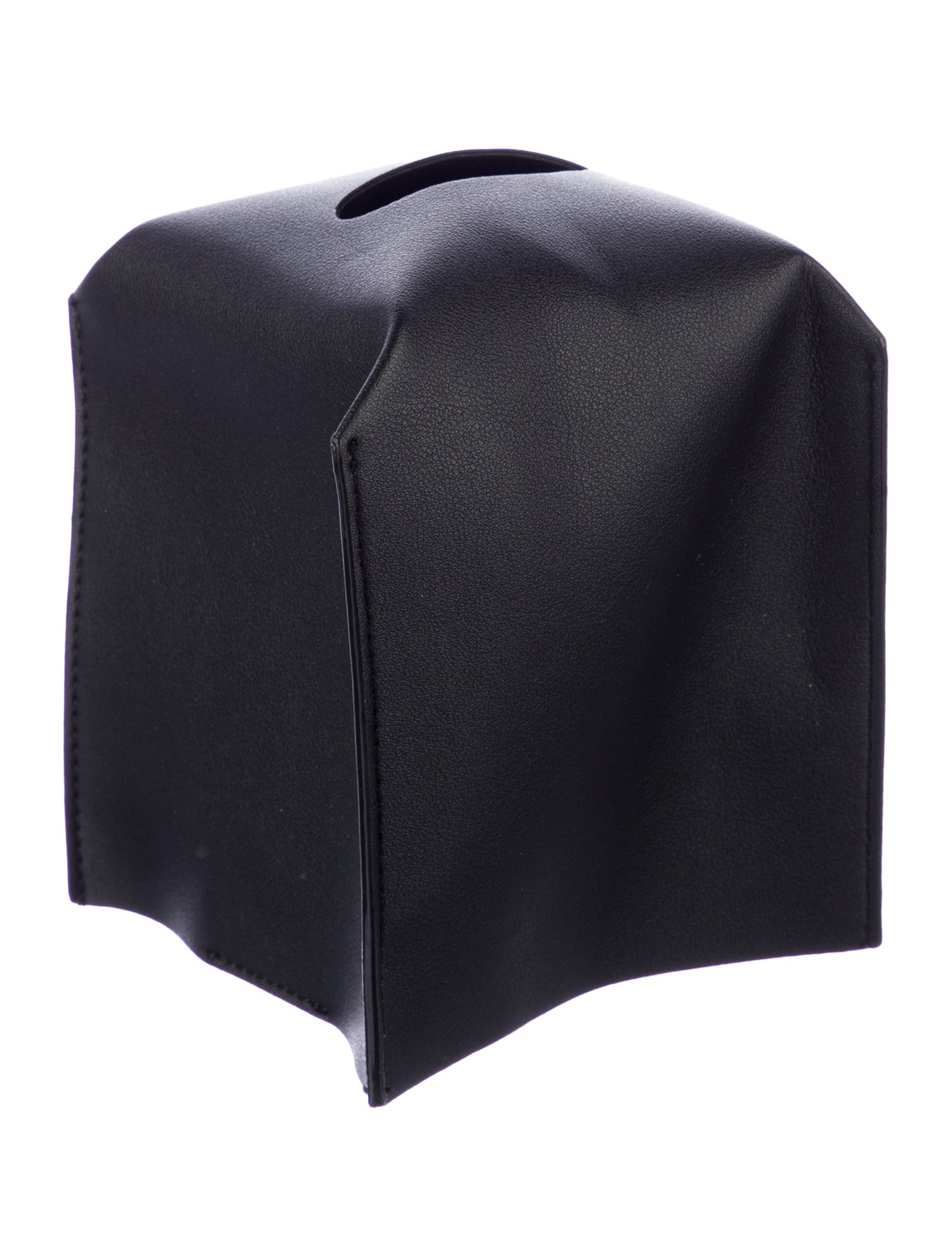 Nicole Sassaman Leather Tissue Box Cover