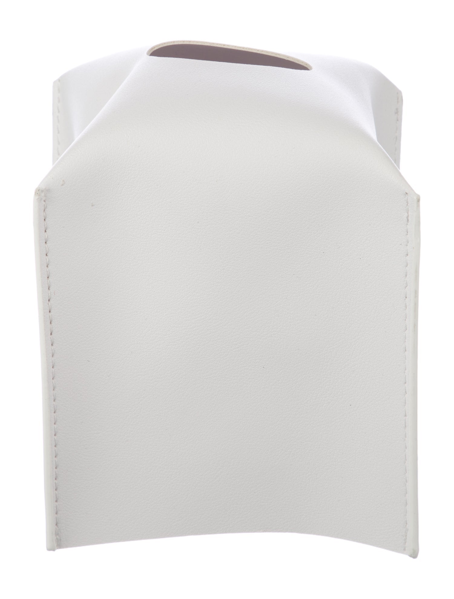 Nicole Sassaman Leather Tissue Box Cover