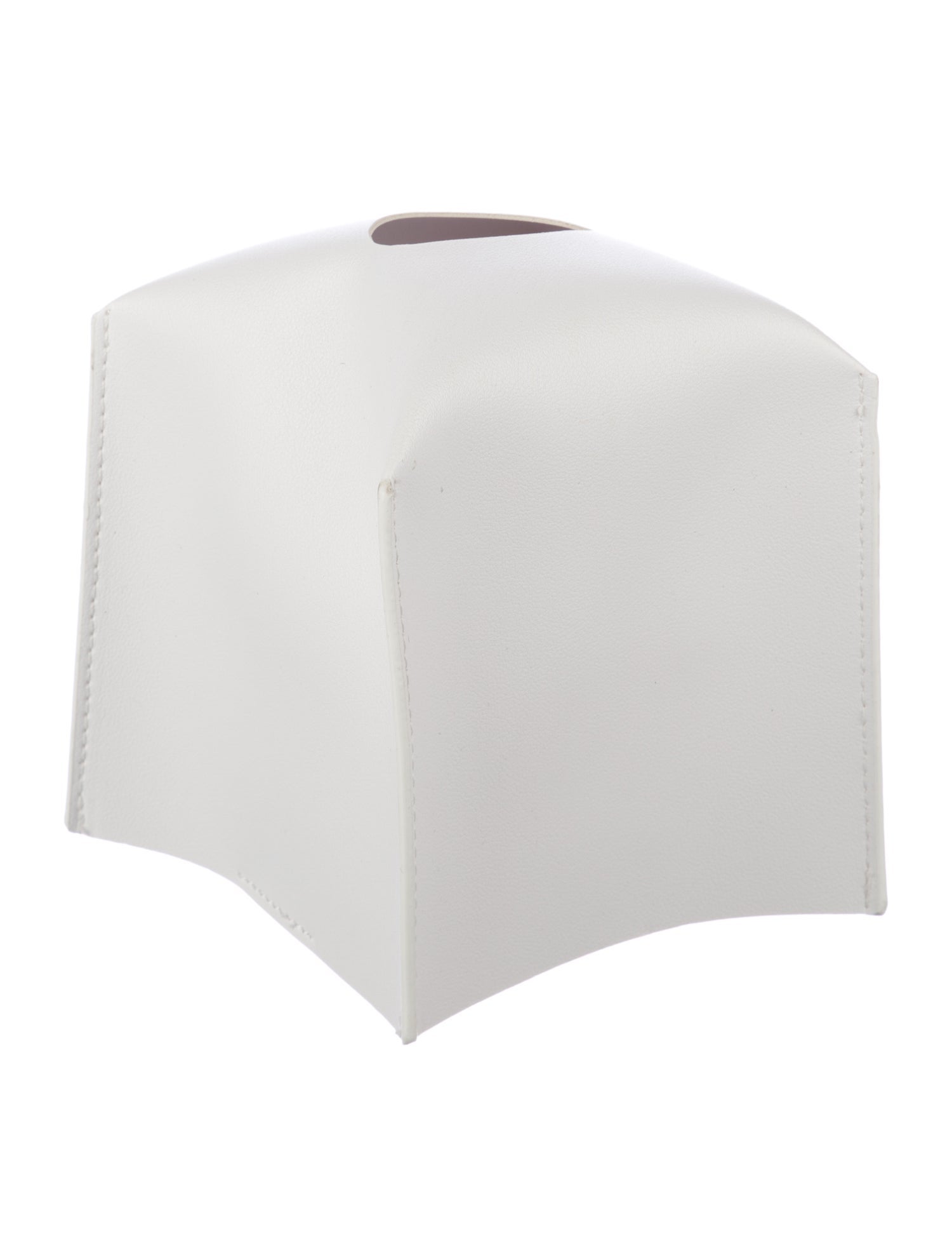 Nicole Sassaman Leather Tissue Box Cover