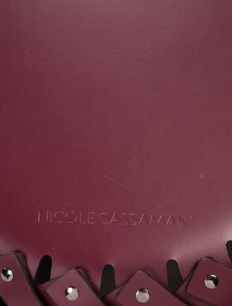 Nicole Sassaman Woven Leather Basket