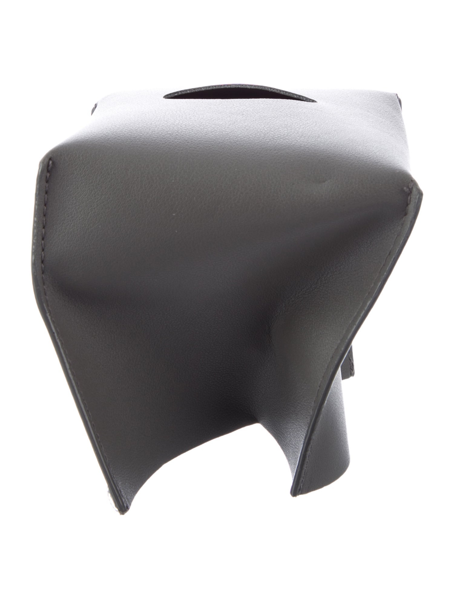 Nicole Sassaman Leather Tissue Box Cover