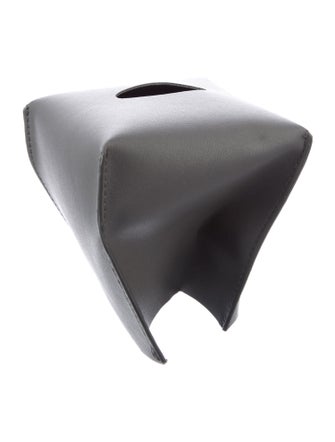 Nicole Sassaman Leather Tissue Box Cover