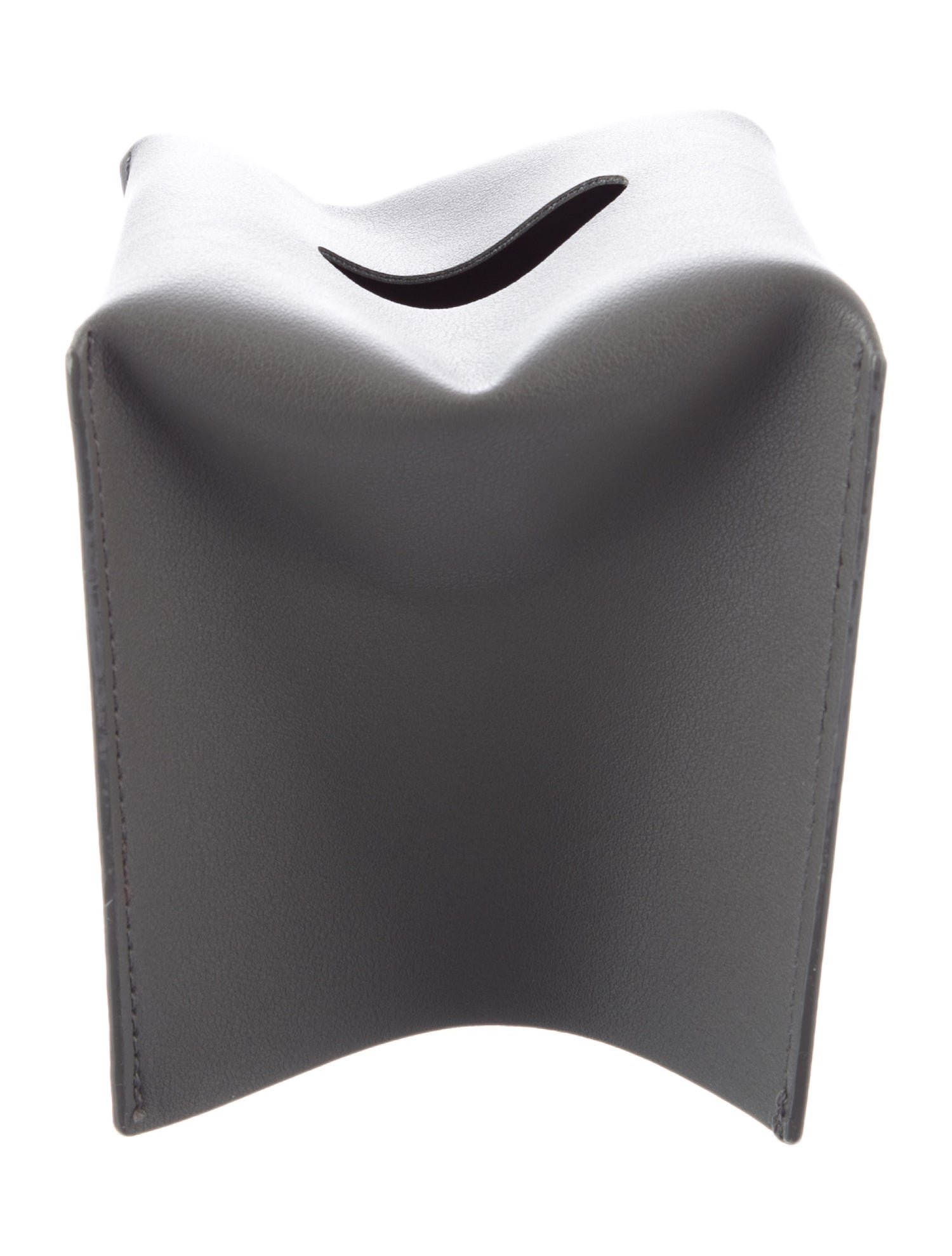 Nicole Sassaman Leather Tissue Box Cover