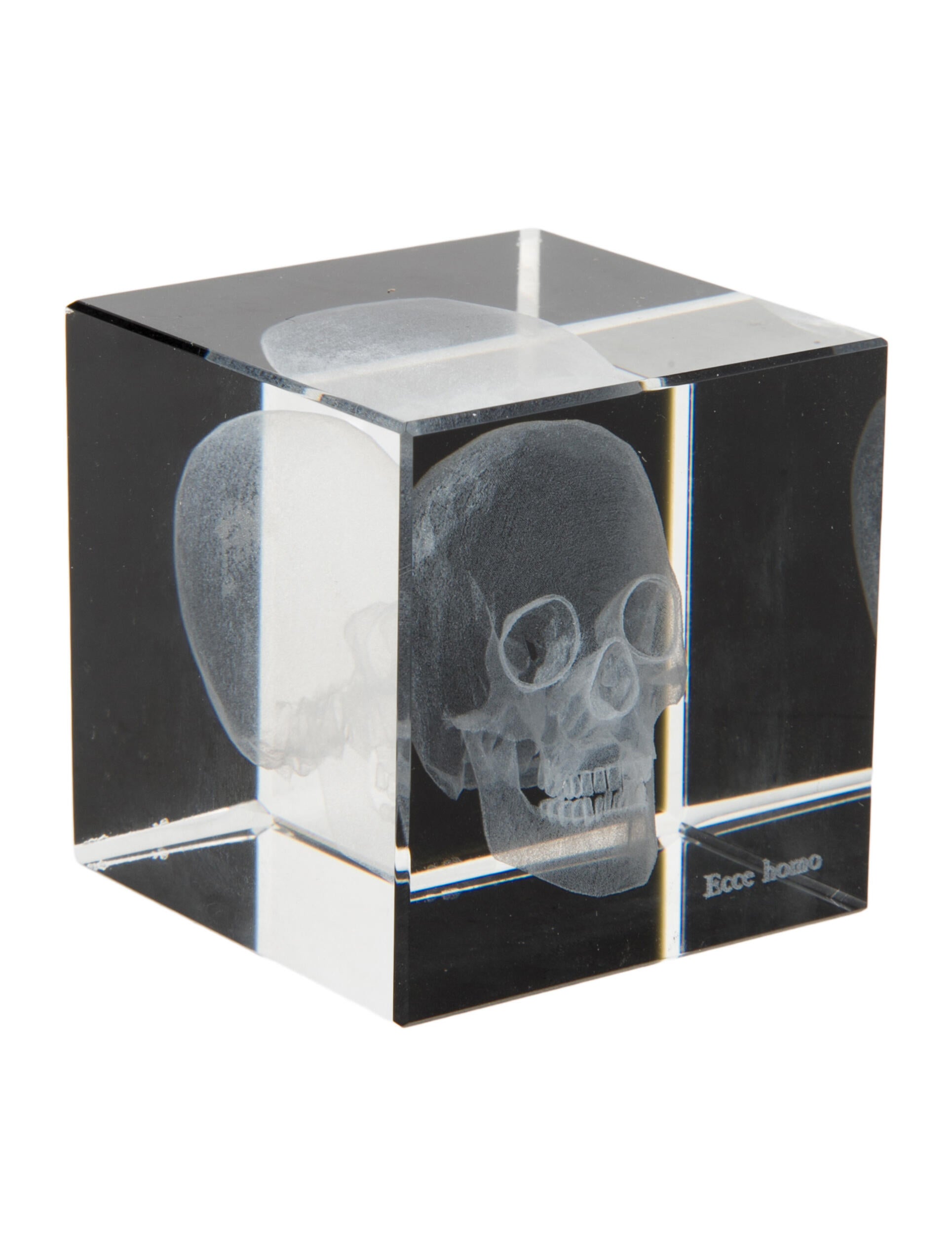 Nicole Sassaman Small Skull Cube Paperweight