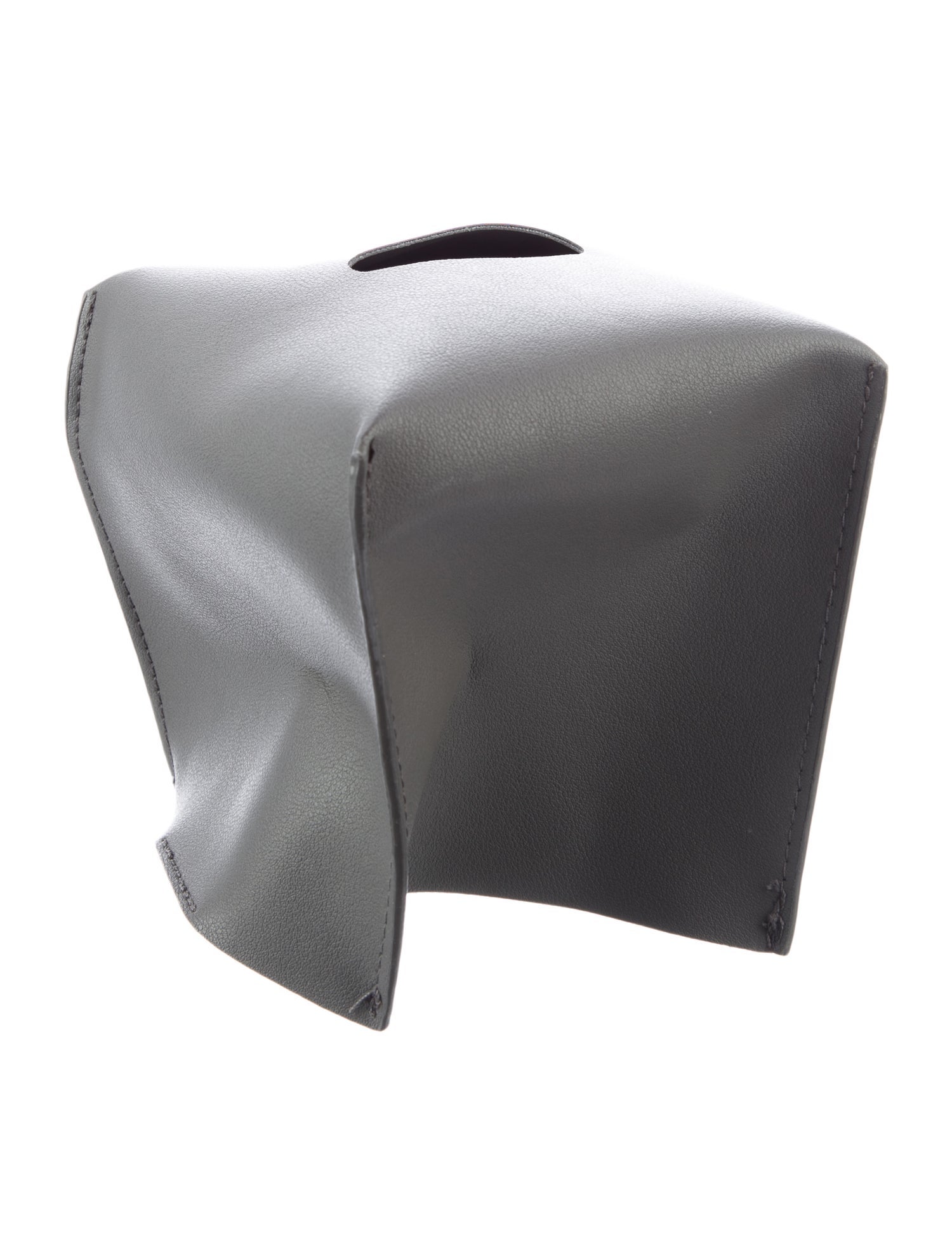 Nicole Sassaman Leather Tissue Box Cover