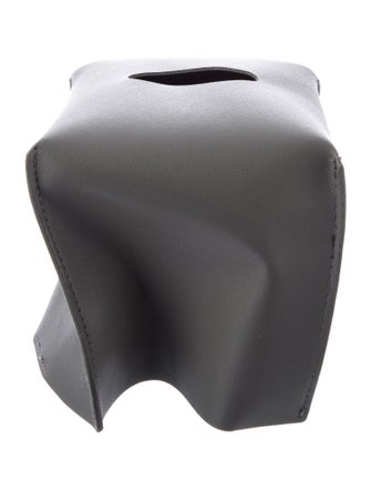 Nicole Sassaman Leather Tissue Box Cover