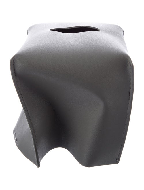 Nicole Sassaman Leather Tissue Box Cover