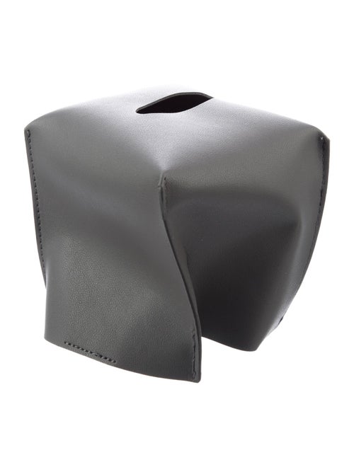 Nicole Sassaman Leather Tissue Box Cover