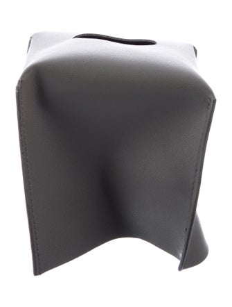Nicole Sassaman Leather Tissue Box Cover