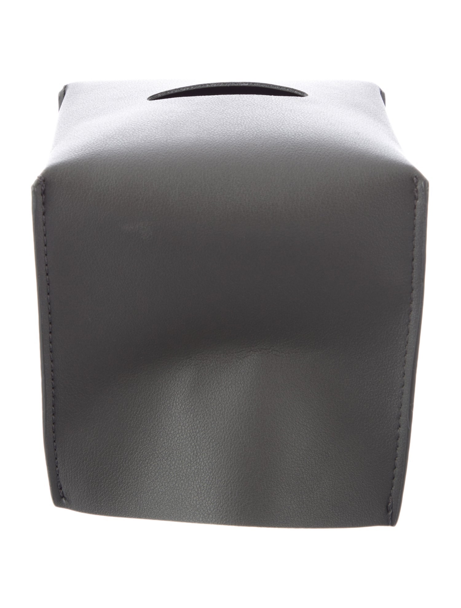 Nicole Sassaman Leather Tissue Box Cover