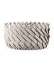 Nicole Sassaman Large Woven Leather Basket