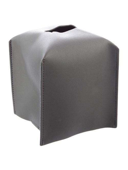 Nicole Sassaman Leather Tissue Box Cover