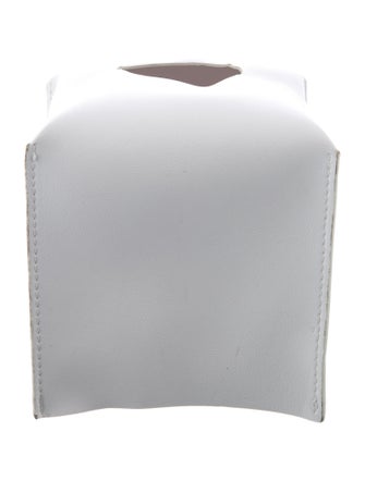 Nicole Sassaman Leather Tissue Box Cover