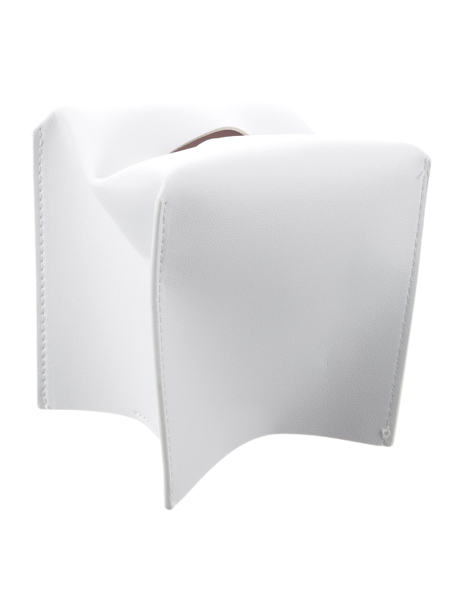 Nicole Sassaman Leather Tissue Box Cover