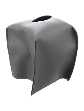 Nicole Sassaman Leather Tissue Box Cover