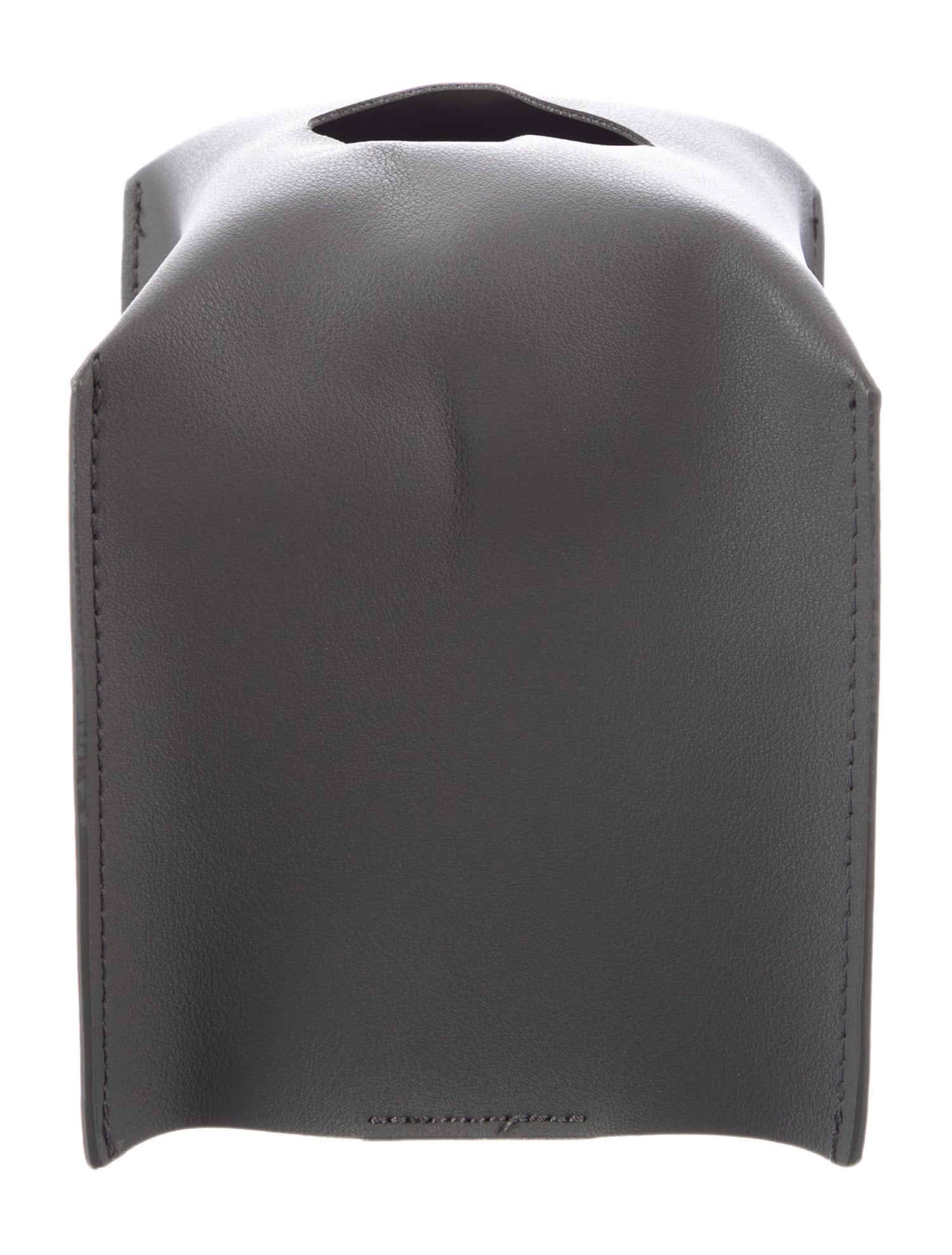 Nicole Sassaman Leather Tissue Box Cover