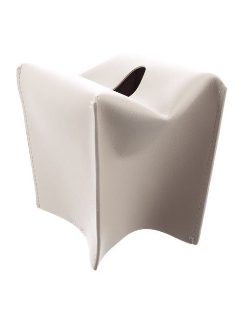Nicole Sassaman Leather Tissue Box Cover