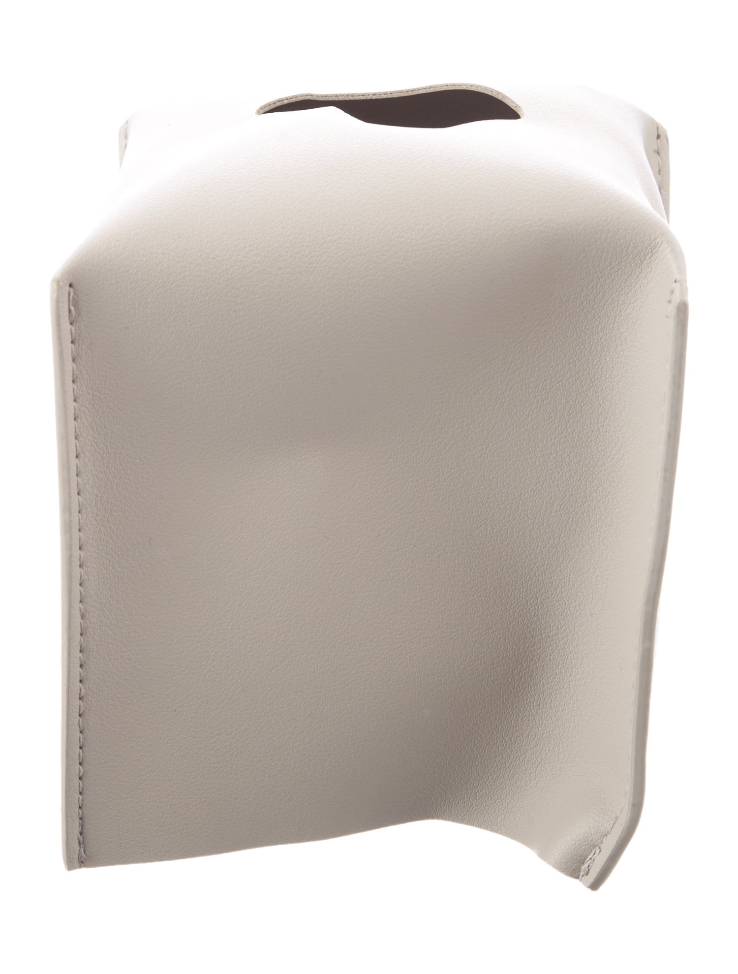 Nicole Sassaman Leather Tissue Box Cover