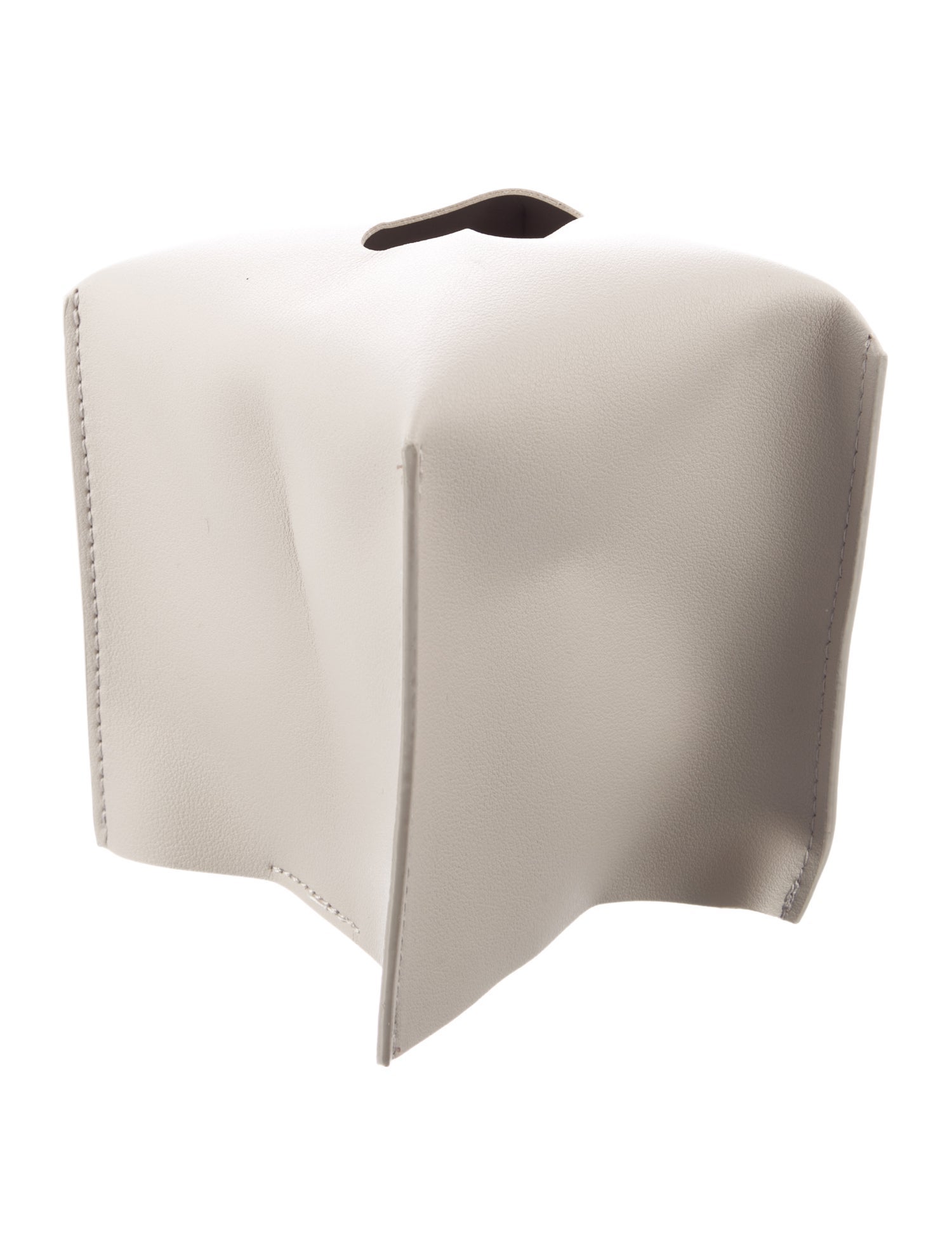 Nicole Sassaman Leather Tissue Box Cover