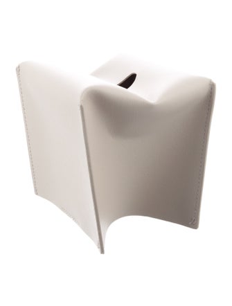 Nicole Sassaman Leather Tissue Box Cover