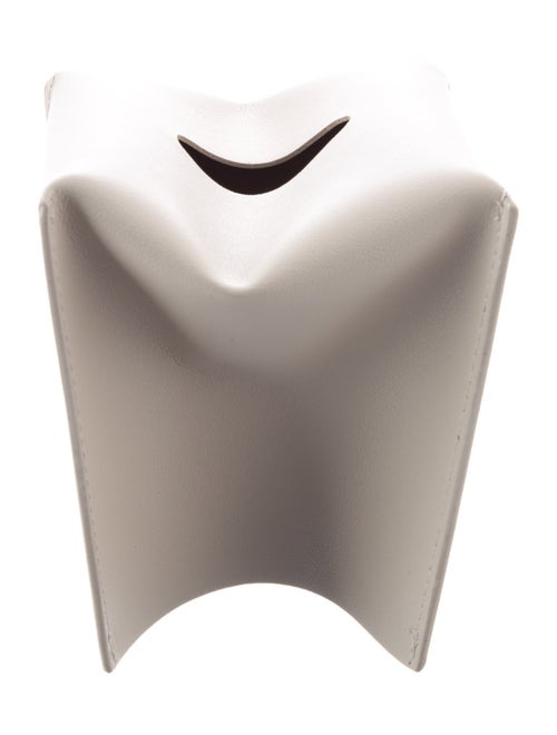 Nicole Sassaman Leather Tissue Box Cover