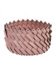 Nicole Sassaman Small Braided Leather Basket