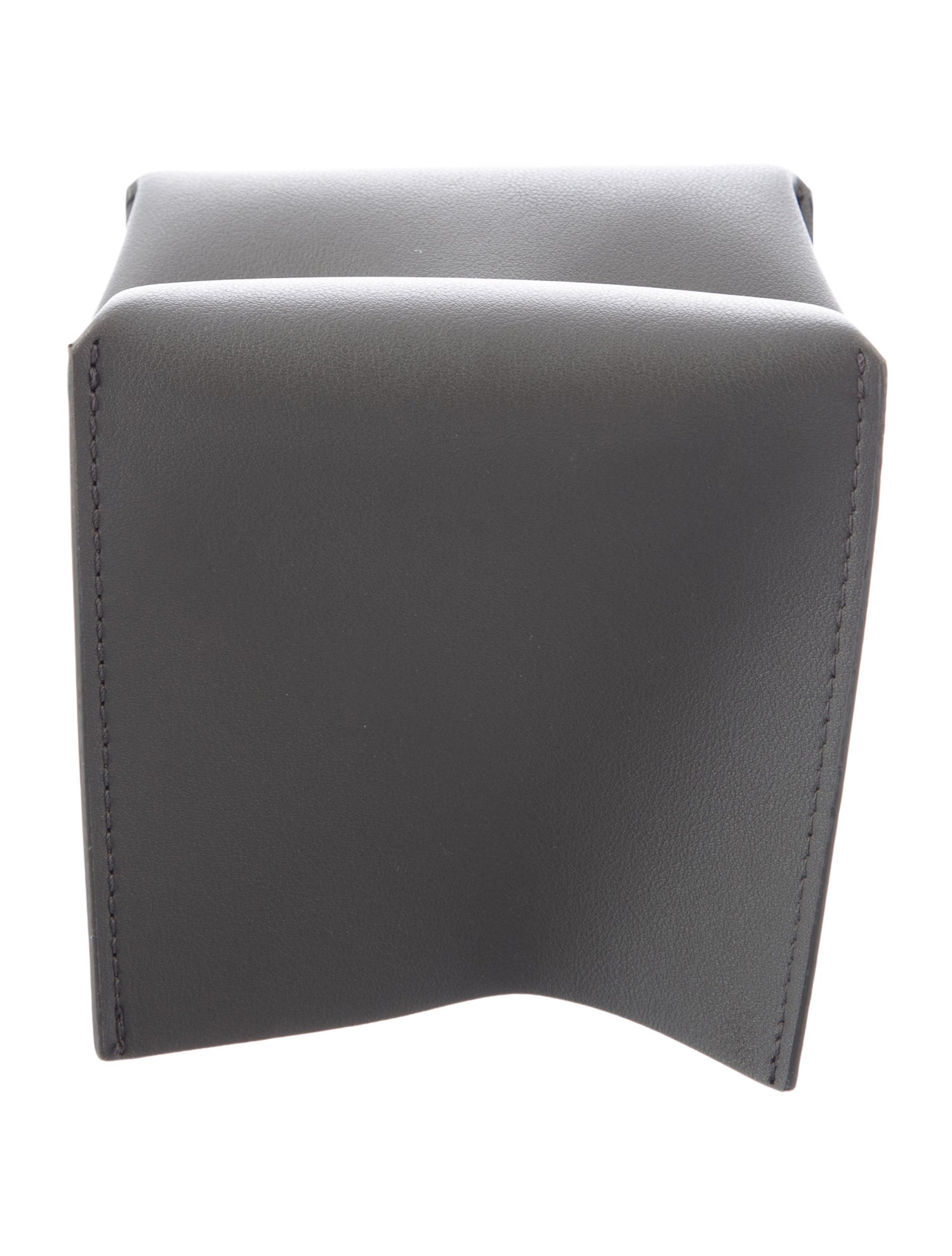 Nicole Sassaman Leather Tissue Box Cover