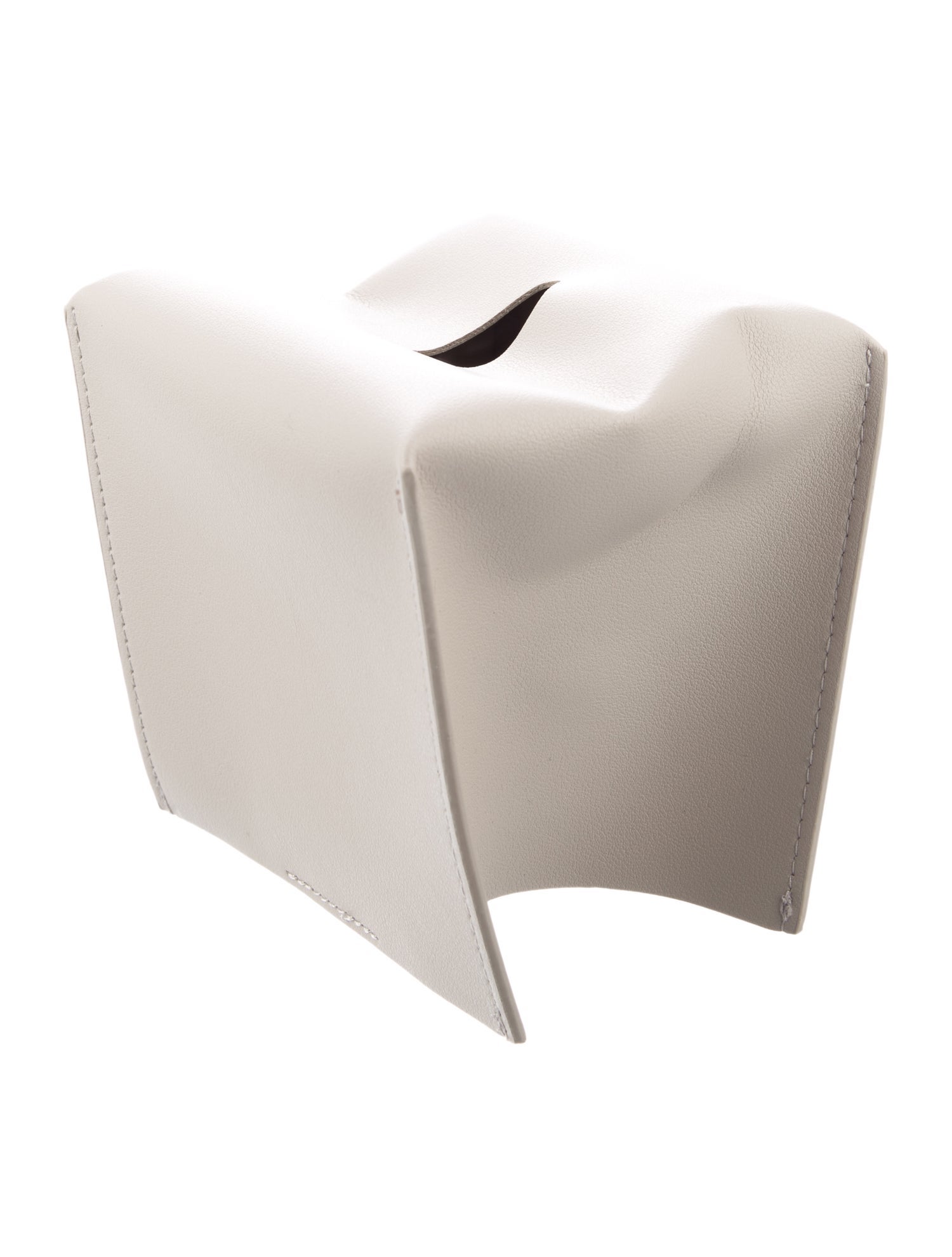 Nicole Sassaman Leather Tissue Box Cover