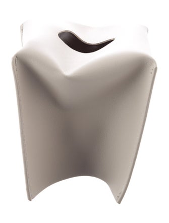 Nicole Sassaman Leather Tissue Box Cover