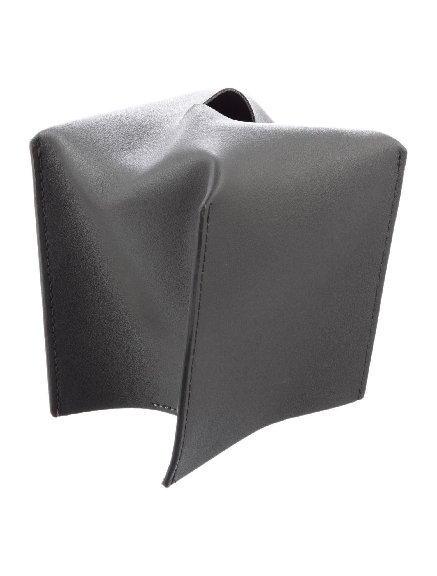 Nicole Sassaman Leather Tissue Box Cover