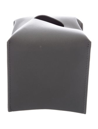 Nicole Sassaman Leather Tissue Box Cover