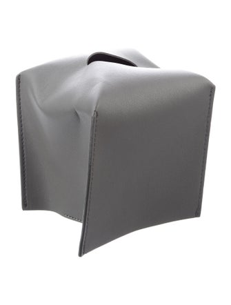 Nicole Sassaman Leather Tissue Box Cover